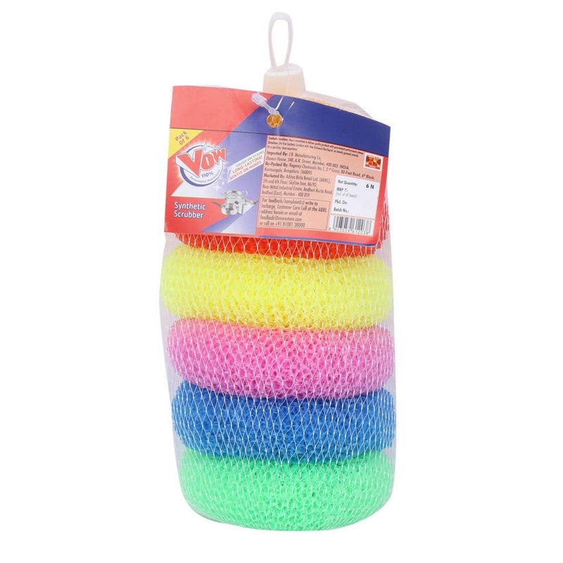 Nylon Scrubber (Pack of 6)