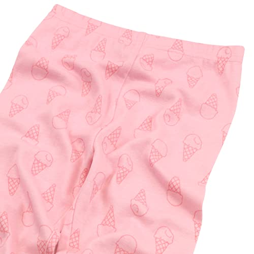 BLUEY طقم بيجامة قطنية مكونة من 4 قطع للأطفال من بلوى، مريحة ولطيفة للأطفال، يوم سعيد، 5T - Image 4