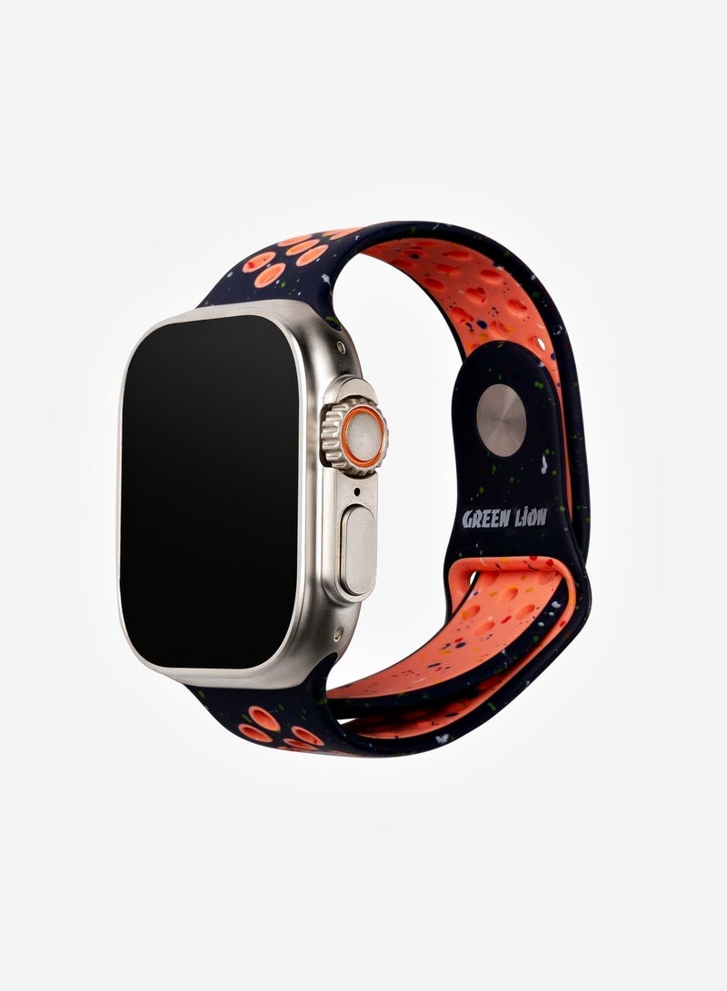 جرين ليون ساعة ذكية، شاشة بحجم 2.01 بوصة، اتصال عبر البلوتوث، وظيفة النقر المزدوج (Double Tap)، مقاومة للماء، مراقبة النوم، خاصية الشاشة التي تعمل دائماً (Always on Display)، متوافقة مع ChatGPT، إشعارات، تقنية NFC متعددة - لون برتقالي. - Image 4