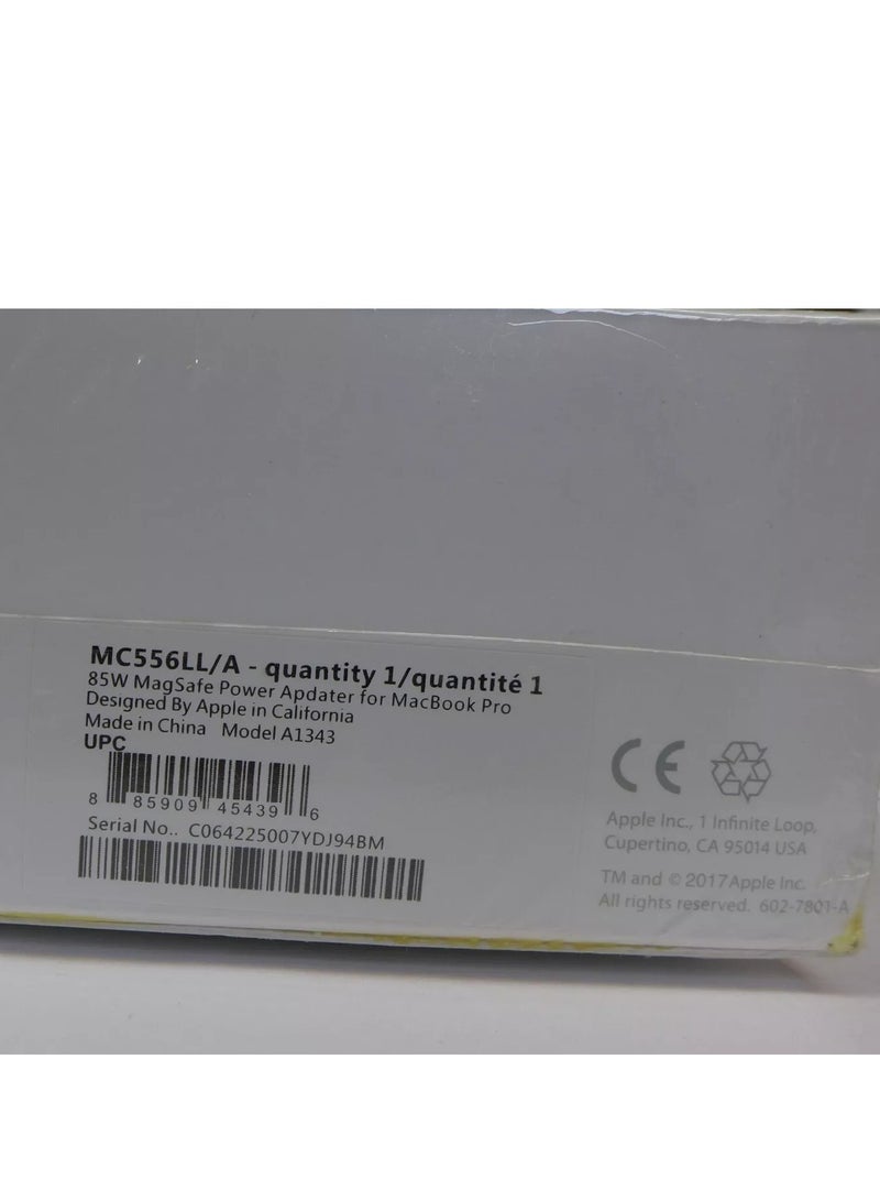 Apple 85W Genuine L -Tip MacBook MagSafe AC Adapter - White  - Image 4