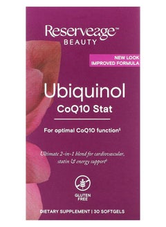 Reserveage Ubiquinol CoQ10 Stat 30 Softgels 