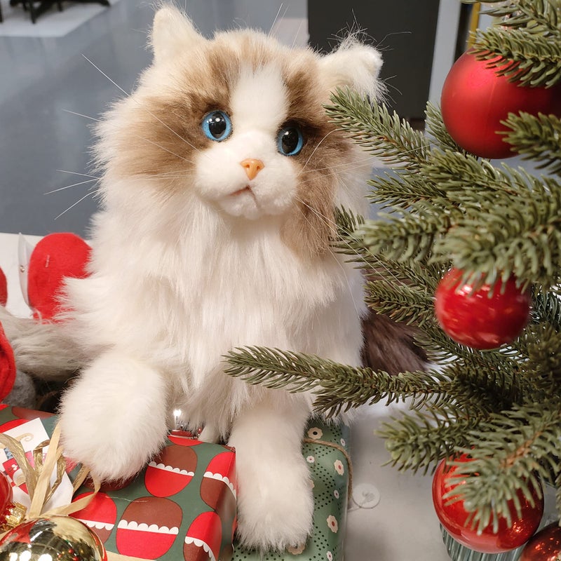 Chongker Weighted Stuffed Animals Handmade Realistic Cat Plush Toy 3LBS Lifelike Real Cat Size Companion Pet - Image 2