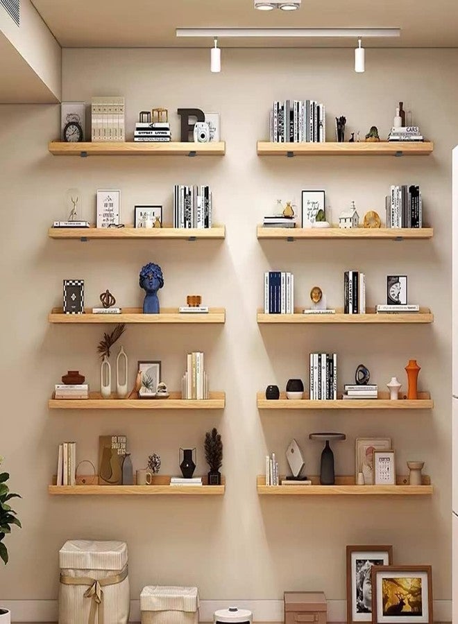 ARTISANAL ADOBE دعامة رف متينة للأرفف الجدارية، دعامات زاوية مع براغي | دعامة رف زاوية مزخرفة، رف جداري - دعامات معدنية مطلية بالبودرة، لون أسود (مجموعة من قطعتين، 10 بوصة) - Image 3