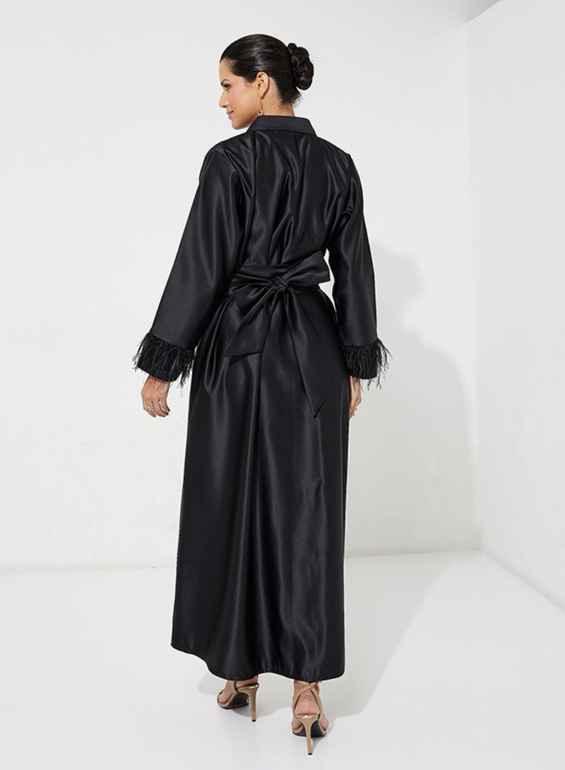Rosette Abaya Feather Jacket  - Image 3