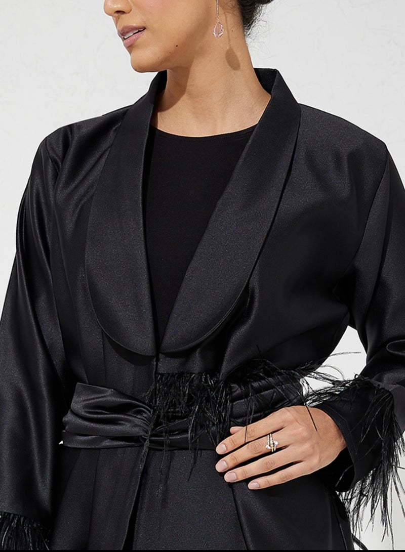 Rosette Abaya Feather Jacket  - Image 2