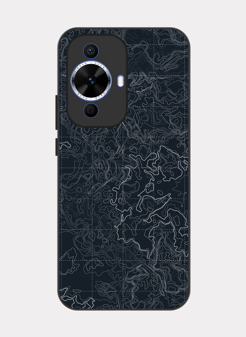 PXLAAT Huawei Nova 12s case cover Topographic Map - Image 1
