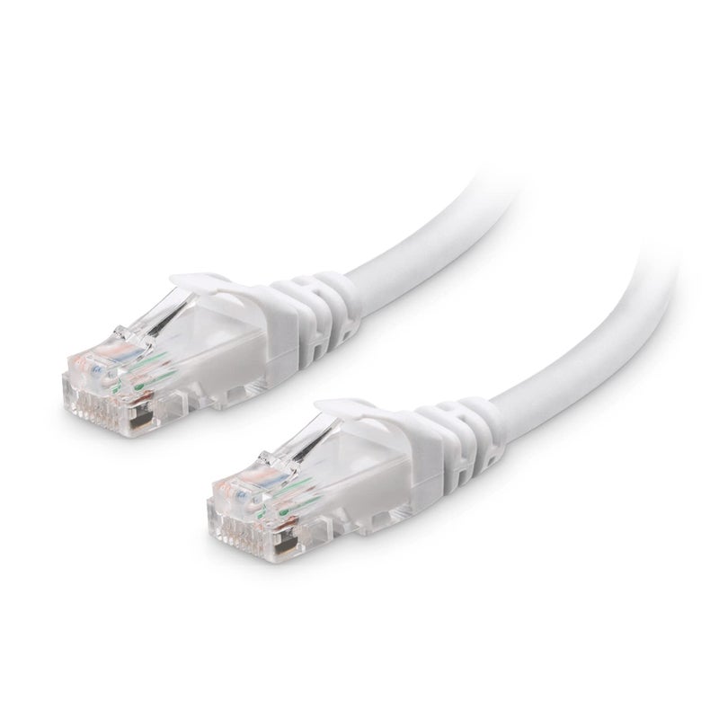 Cable Matters 10Gbps Snagless Cat 6 Ethernet Cable - 25ft, Cat 6 Cable, Cat6 Cord, Ethernet Cord, White - Image 1