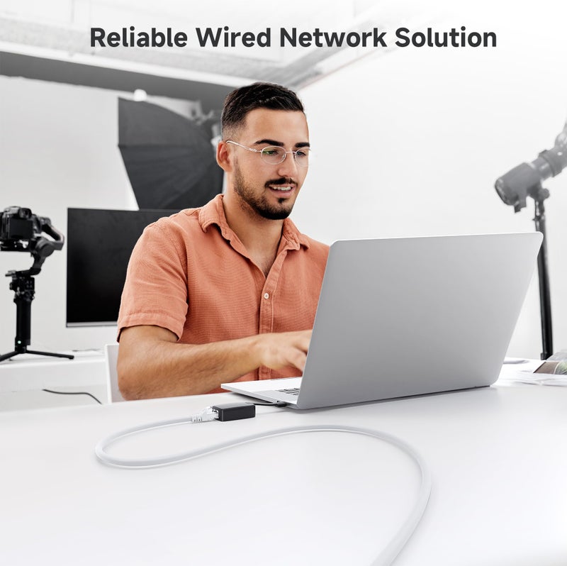 Cable Matters 10Gbps Snagless Cat 6 Ethernet Cable - 25ft, Cat 6 Cable, Cat6 Cord, Ethernet Cord, White - Image 5