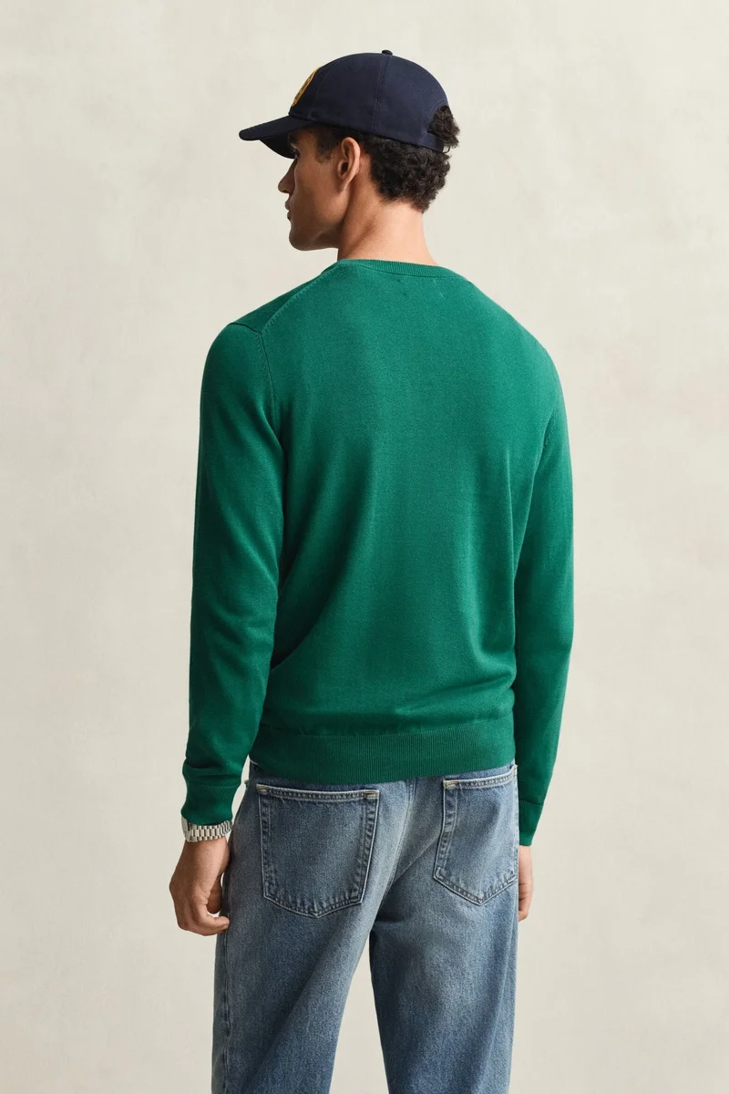 GANT  Classic Cotton Crewneck Sweater for Men | Best Price UAE