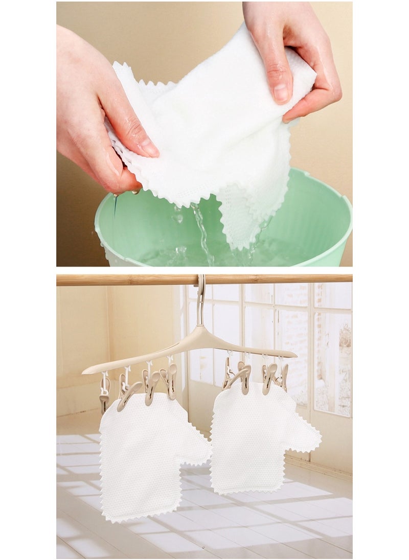 MissTiara 60 PCS Microfiber Dusting Gloves, Dusters for Cleaning, Dust Wipes Washable Dusting Wipes Reusable Dry Wet Cleaning Gloves, Suitable for Indoor and Outdoor Cleaning  - Image 5