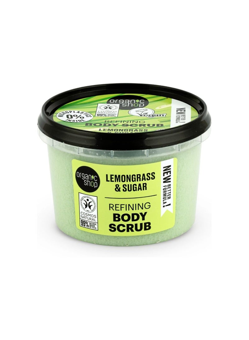 Organic Shop سكراب الجسم المنقي من أوريغانيك شوب بنكهة الليمون 250 مل