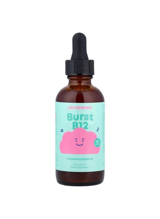 JoySpring, Burst B12, 2 fl oz (60 ml) - Image 2