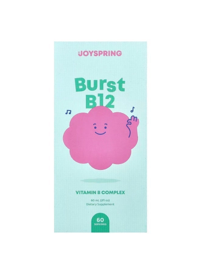 JoySpring, Burst B12, 2 fl oz (60 ml) - Image 1