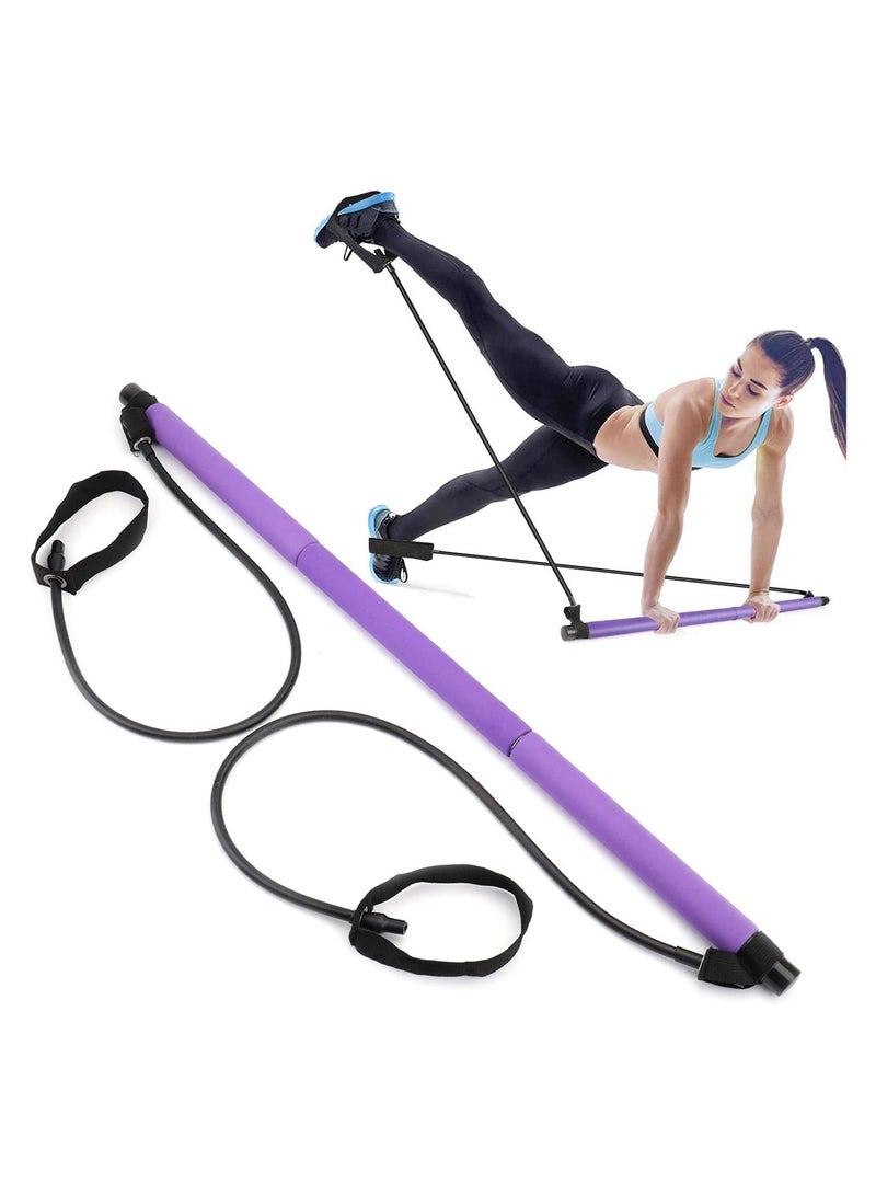 Generic Pilates Bar Kit with Resistance Band for Home Gym Workout  - Image 1