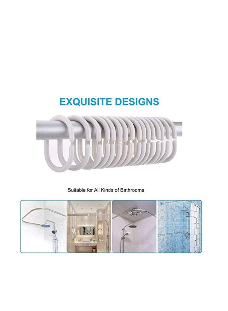 Excefore Shower Curtains, Durable Fashion Curtain, Waterproof Polyester Fabric Bathroom Shower Curtain, Bathroom Shower Curtain Liner Mildew-Resistant Anti-Bacterial 3D Digital Printing - Image 3