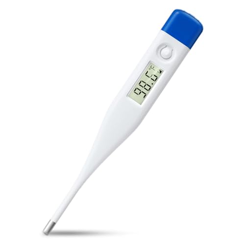 Berrcom Digital Thermometer for Adults, Kids, and Babies, Oral Rectal Underarm Medical Thermometer with Fever Alarm and C/F Switchable - Image 1