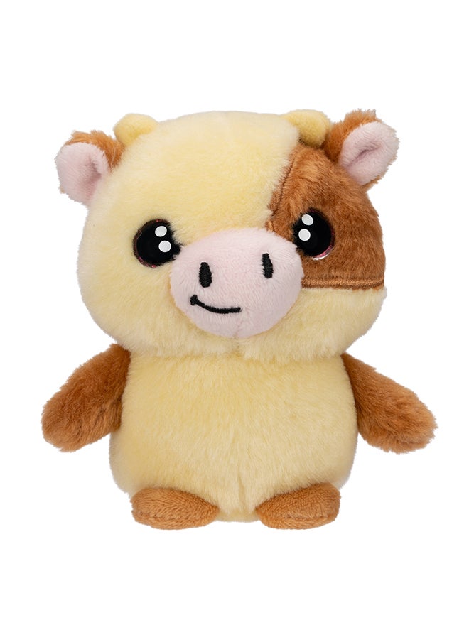 RUSS Li'l Peepers Plush Animal 10cm Wave 1 RBLP - 4" Cow  - Image 4