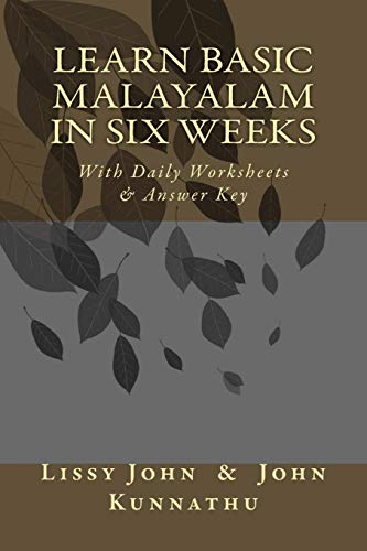 CREATESPACE Learn Basic Malayalam In Six Weeks: With Daily Worksheets & Answer Key - Image 4