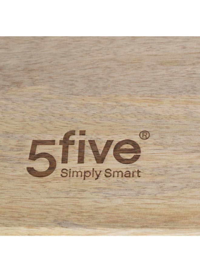Five Simply Smart Rectangular Mango Wood Cutting Board Natural 38 x 26 cm 146457 - Image 3