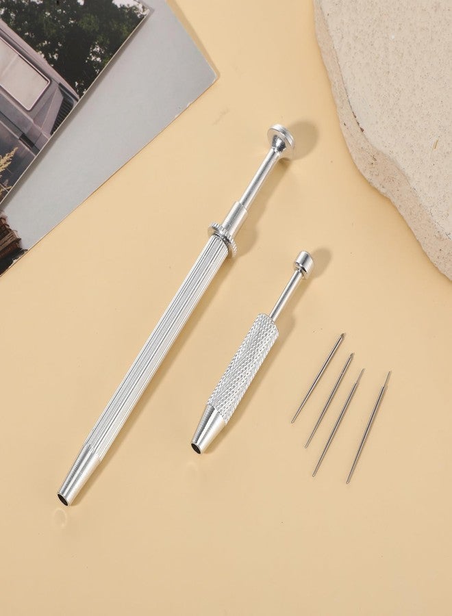 ElevateTech Piercing Taper Ball Grabber Tool for Changing Jewelry Flat Back Earrings Insertion Tool Threadless Insertion Pin Thread Body Piercing Kit for Ear Nose Lip for Ear Nose Navel Eyebrow Tongue - Image 3