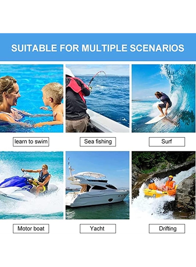 REBENUO Life Jacket Safety Vests Water Suit Kayak Boating Swimming Surfing Drifting Gear Size {L} .60 to 75 Kg (red) - Image 5