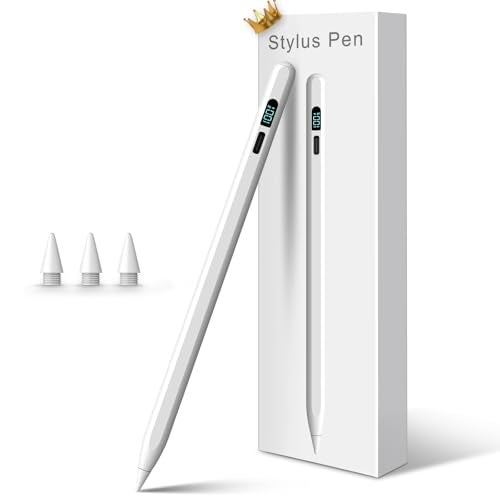 STYLUSHOME iPad Pencil 2025-2018, LED Display Fast Charge Stylus Pen with Palm Rejection & Tilt Sensitivity, Compatible for iPad A16 11/10/9/8/7/6, Pro 11"/12.9"/13''/M4, Air M3/M2/5/4/3, Mini 7/6/5 - Image 1