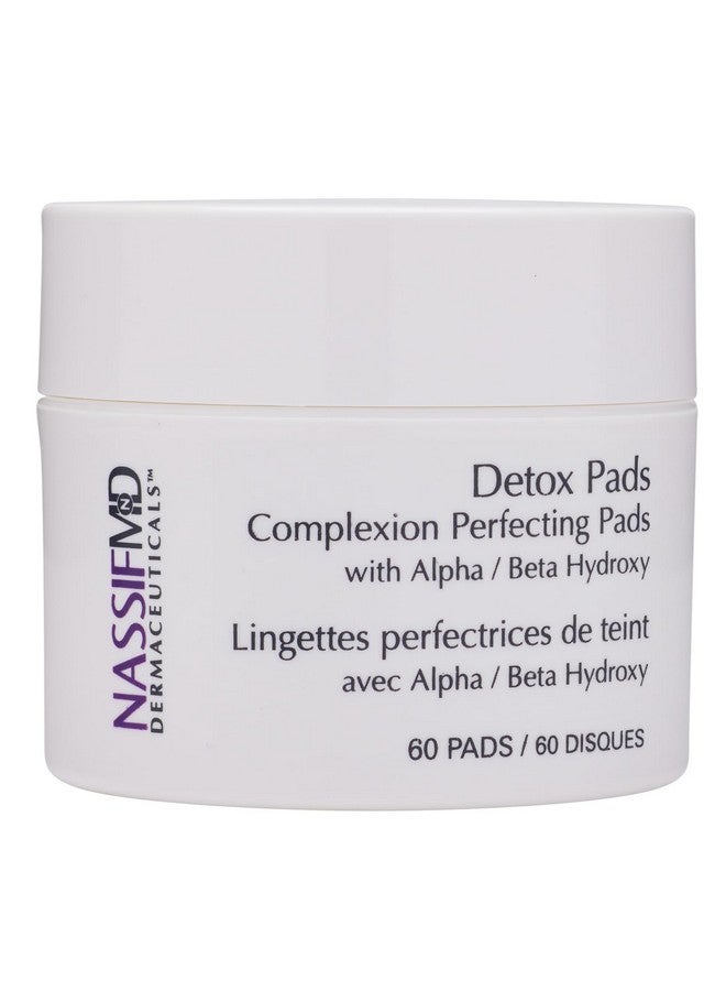 nassif md Nassifmd Detox Pads Facial Radiance Pads Glycolic Acid Pads Face Exfoliating Pads Salicylic Acid Wipes Facial Scrub Pads Bha Aha Pads Resurfacing Pads For Face (60 Count) - Image 2