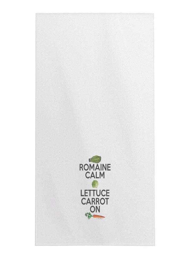ThisWear Kitchen Gifts Romaine Calm Lettuce Carrot On Funny Quote Home Decor 2 Pack Decorative Tea Towels - Image 3