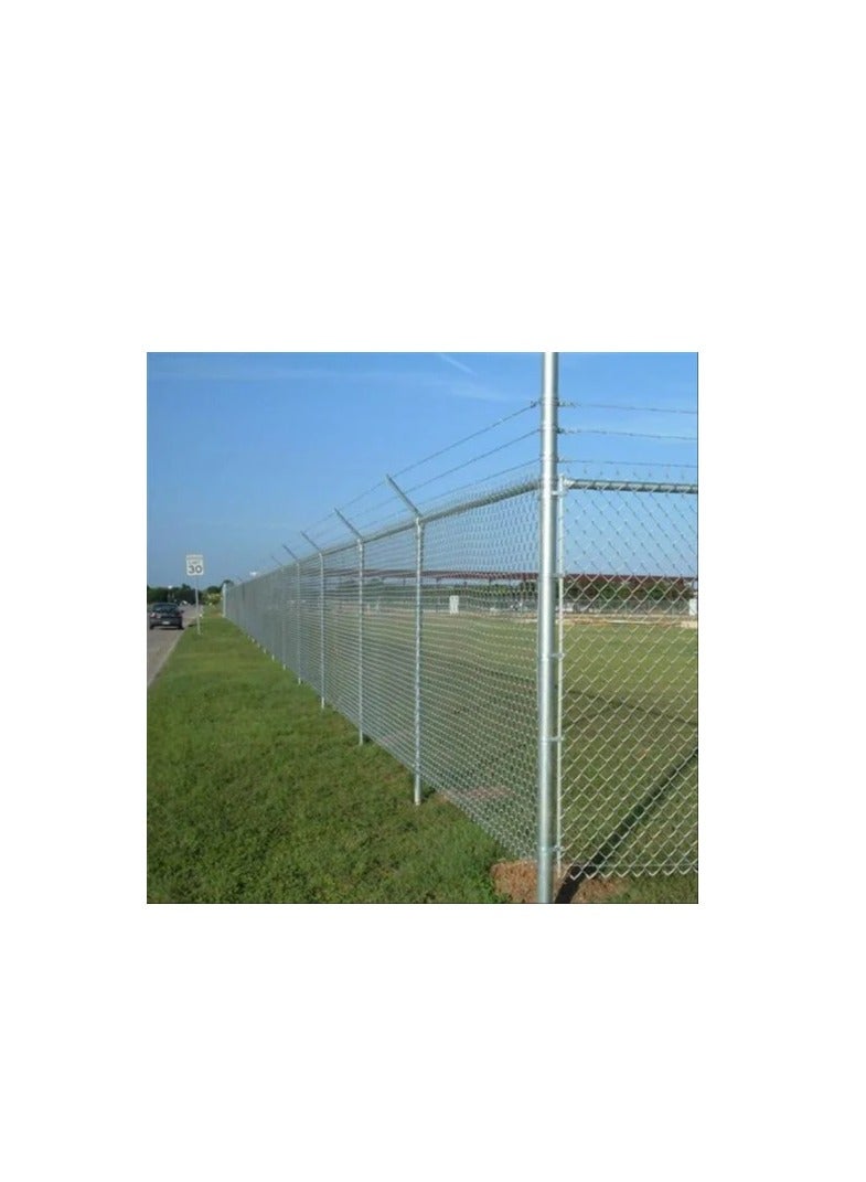 KNP KNP GI Welded Mesh Galvanized PVC Coated Garden Fencing Green Steel Nets Barriers Cage Wire Fence (3/4 x 3/4, 4ft) 25 M  - Image 2