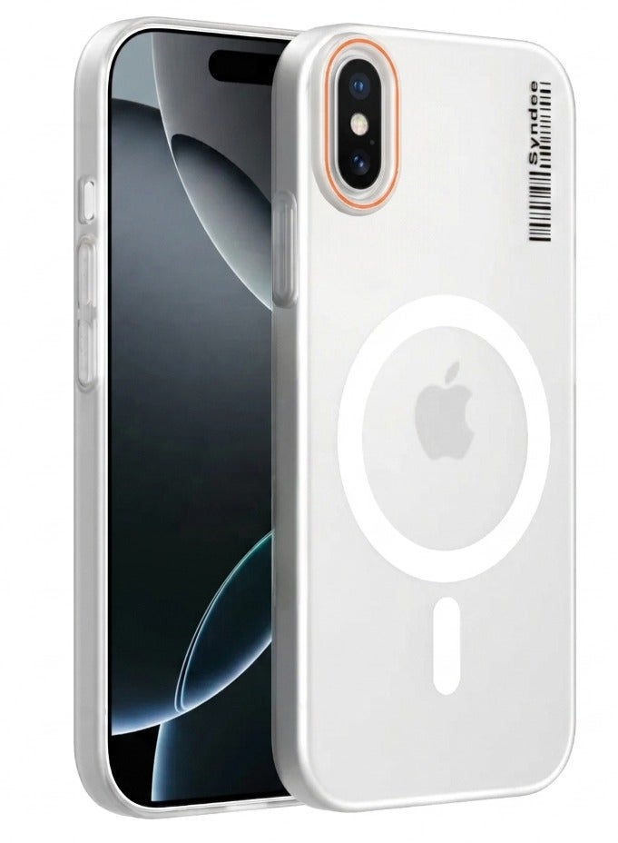 Anti Yellowing Translucent Matte Full Cover PC Smoke Frosted Cellphone Phone Case for Apple Iphone Xs Max (Clear)