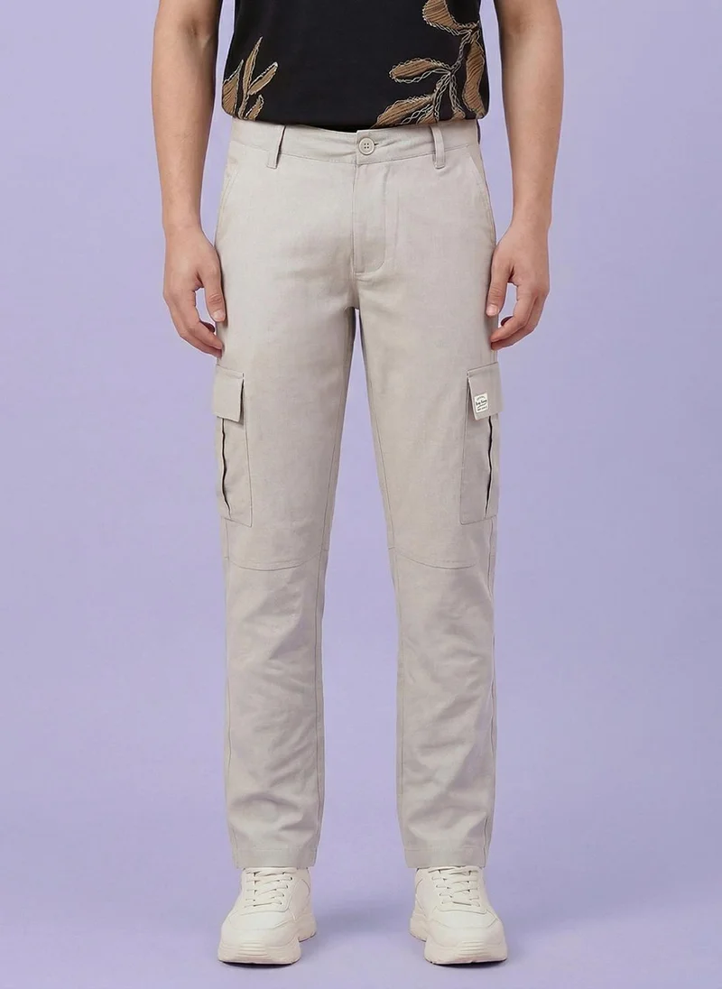 Being Human Men Relaxed Straight Leg Cargos Trousers