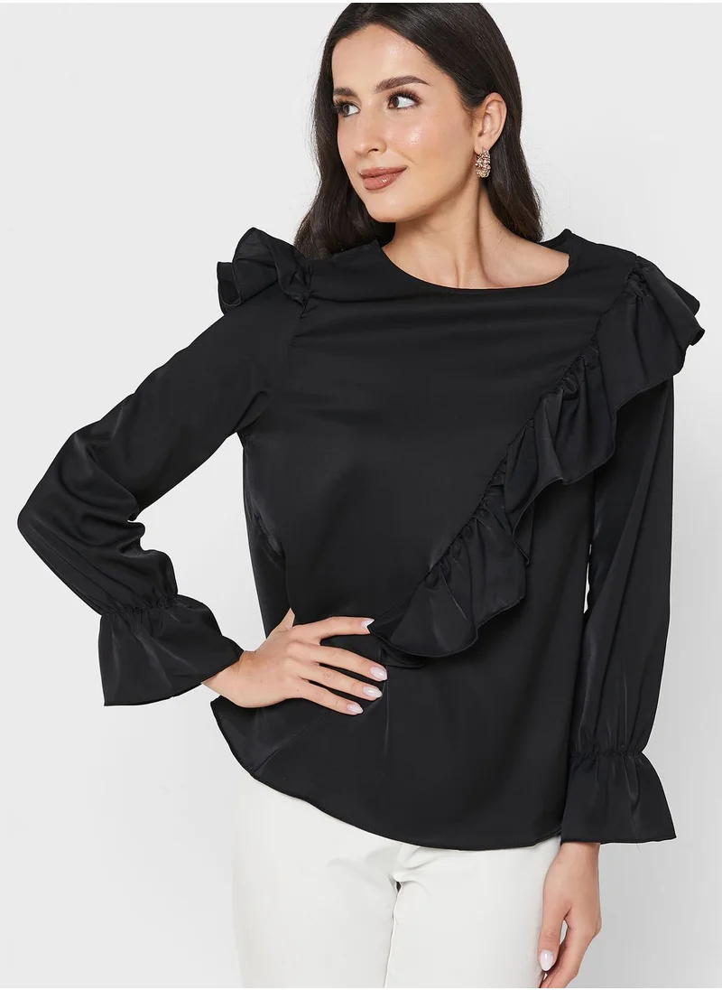 ELLA Ruffle Detail Blouse