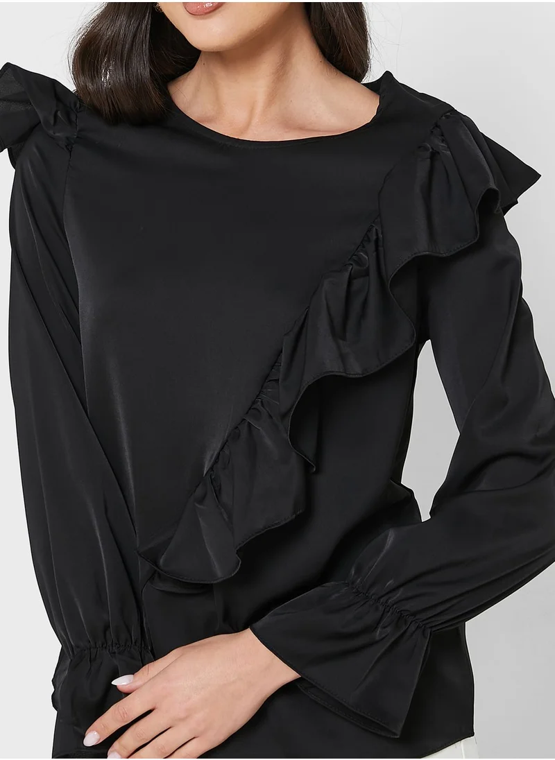 ELLA Ruffle Detail Blouse