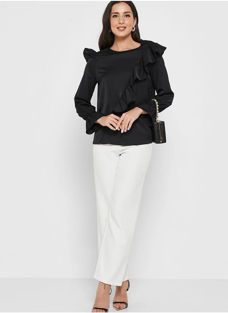 ELLA Ruffle Detail Blouse
