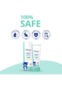 Softsens Baby Natural Diaper | Nappy Rash Cream, Enriched With Aloe Vera Juice And Shea Butter 50G  - Image 5