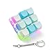 mintcaps Keyboard Fidget Toy Fidget Keychain with Led Light Button Keyboard Clicker Fidget Toy for Adults Stress Relief Keyboard Fidget Clicker Style D - Image 2
