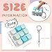 mintcaps Keyboard Fidget Toy Fidget Keychain with Led Light Button Keyboard Clicker Fidget Toy for Adults Stress Relief Keyboard Fidget Clicker Style D - Image 4