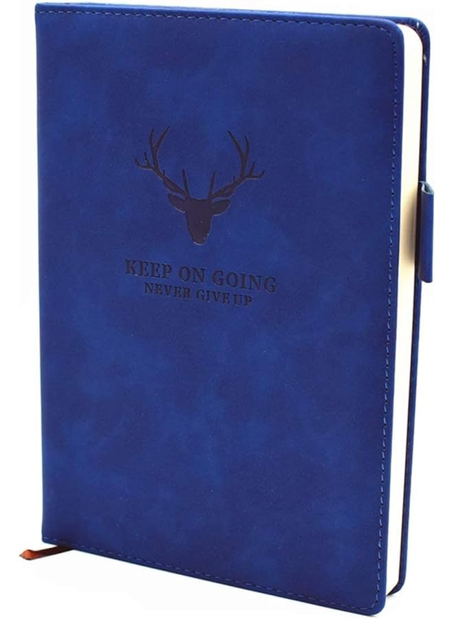erorex Silt A5 Notebook 360 Page Lined Journal With Pen Loop Personal Writing Notebooks With Premium Thick Paper Faux Leather Notepad With Ribbon Bookmark For Office Home School Business Writing - Image 4