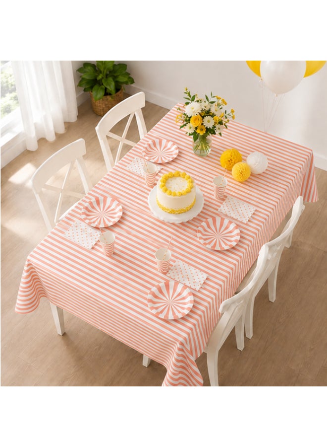 Rose Gold Foil Table Cover, 1.37 x 2.74 Meter Party Tablecloth for Birthday, Baby Shower, Wedding and Celebration Table Décor - Image 3