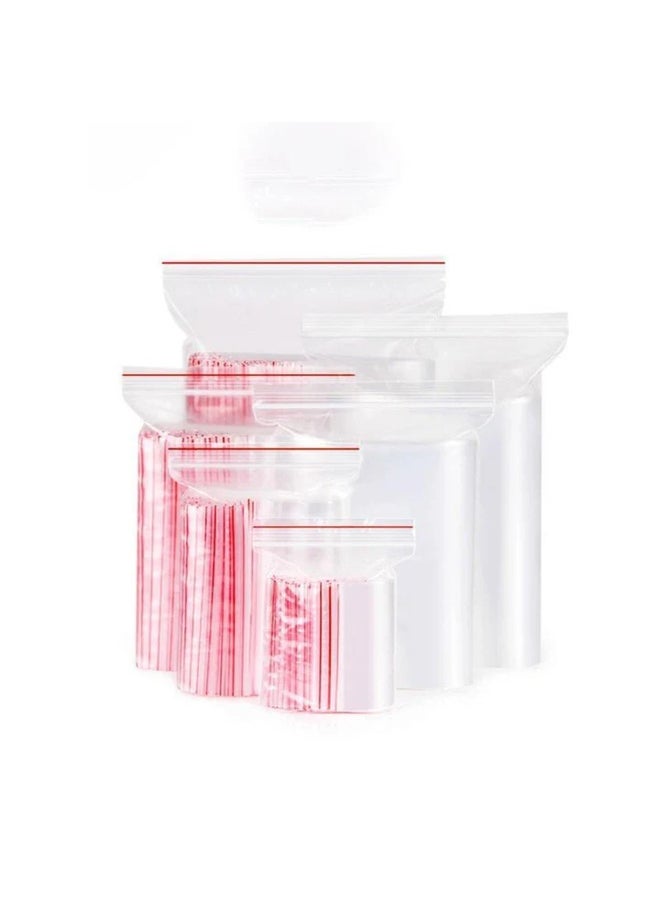 Ethic Solutions Eco-Friendly Ziplock 100 Pack Plastic Bags - 12" x 16"  - Image 1