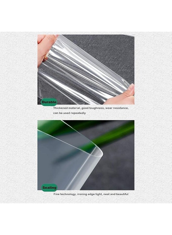 Ethic Solutions Eco-Friendly Ziplock 100 Pack Plastic Bags - 12" x 16"  - Image 5