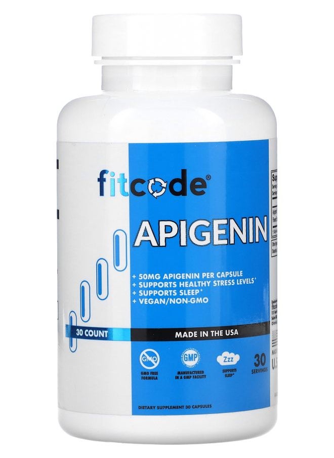 fitcode Apigenin 50 mg 30 Capsules 
