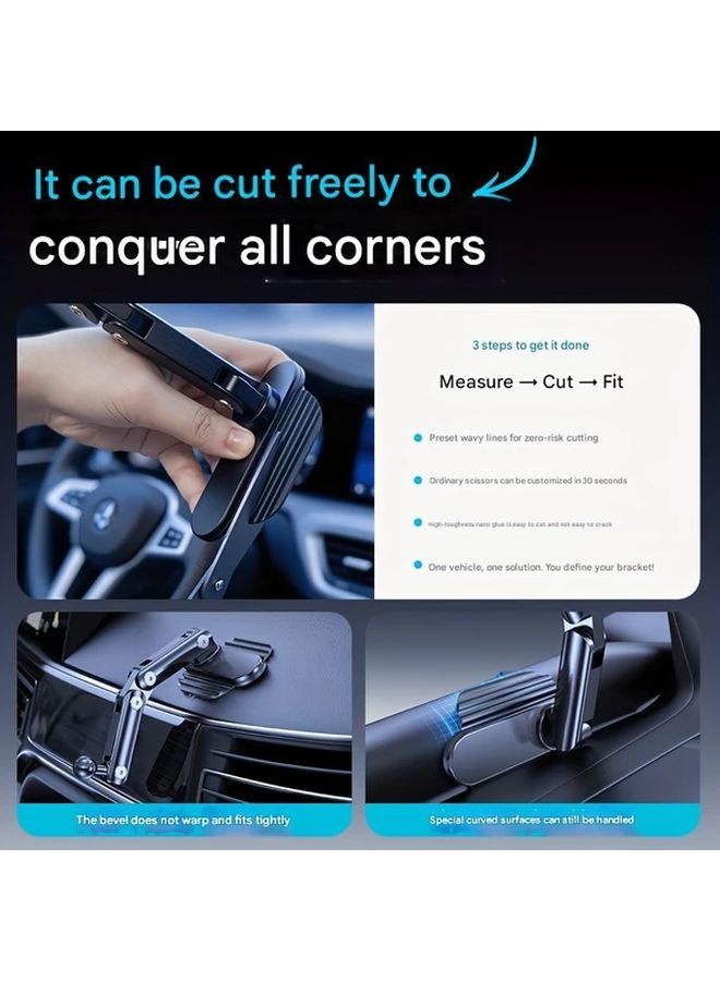 Universal Foldable Adjustable Car Mount Dashboard Base 360 Rotating Ball Joint - Image 3