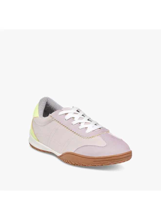 Flora Bella By Shoexpress Women Panelled Lace-Up Sneakers