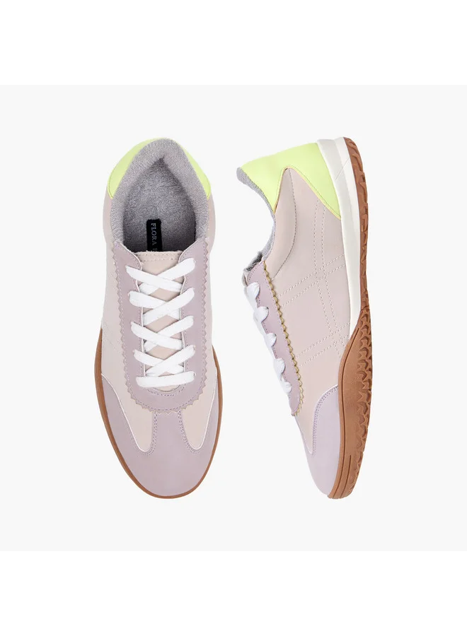 Flora Bella By Shoexpress Women Panelled Lace-Up Sneakers