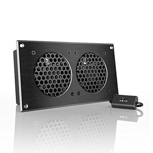 AC Infinity نظام مروحة التبريد الهادئ AC Infinity AIRPLATE S5 بحجم 8" مع تحكم في السرعة، لأجهزة المسرح المنزلي - Image 1