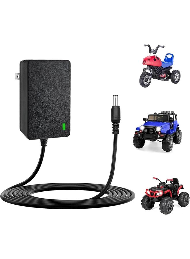 HPMY 12V Battery Charger for Kids Ride On Toys, Electric Cars, Power Wheels, Motorcycles, ATVs, for Jeep, for Dodge Charger Toy Car Universal adapter for 12V Ride On Vehicles and Small Electric Toys - Image 1