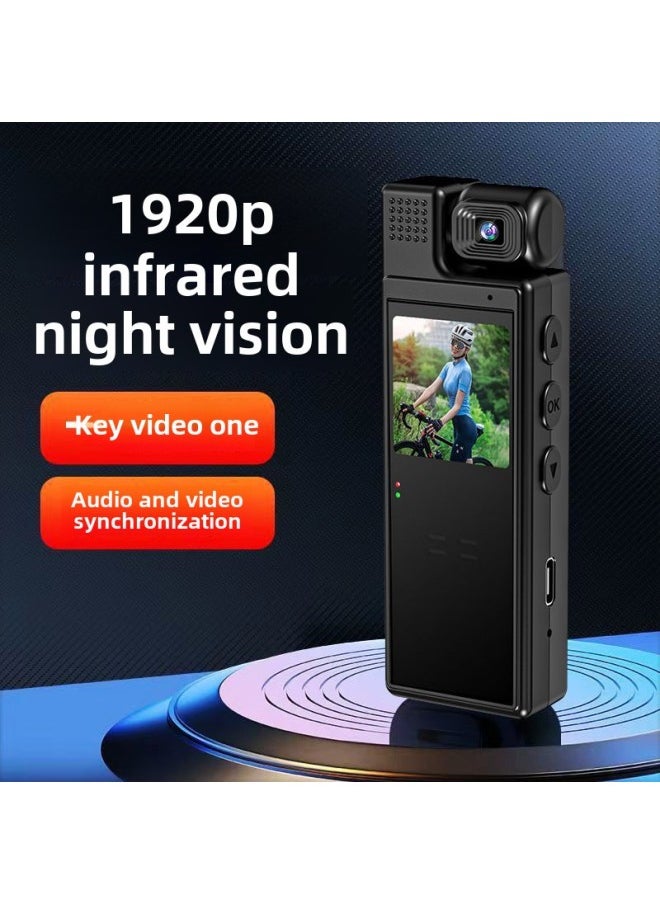 Generic HD Camera Riding Law Enforcement Electric Vehicle Recorder Sports Camera WiFi Interconnected Recording Pen DV Video Recorder-Body Color:4k Top Configuration (color Screen + Mobile Phone Wifi Interconnection)-32g  - Image 2