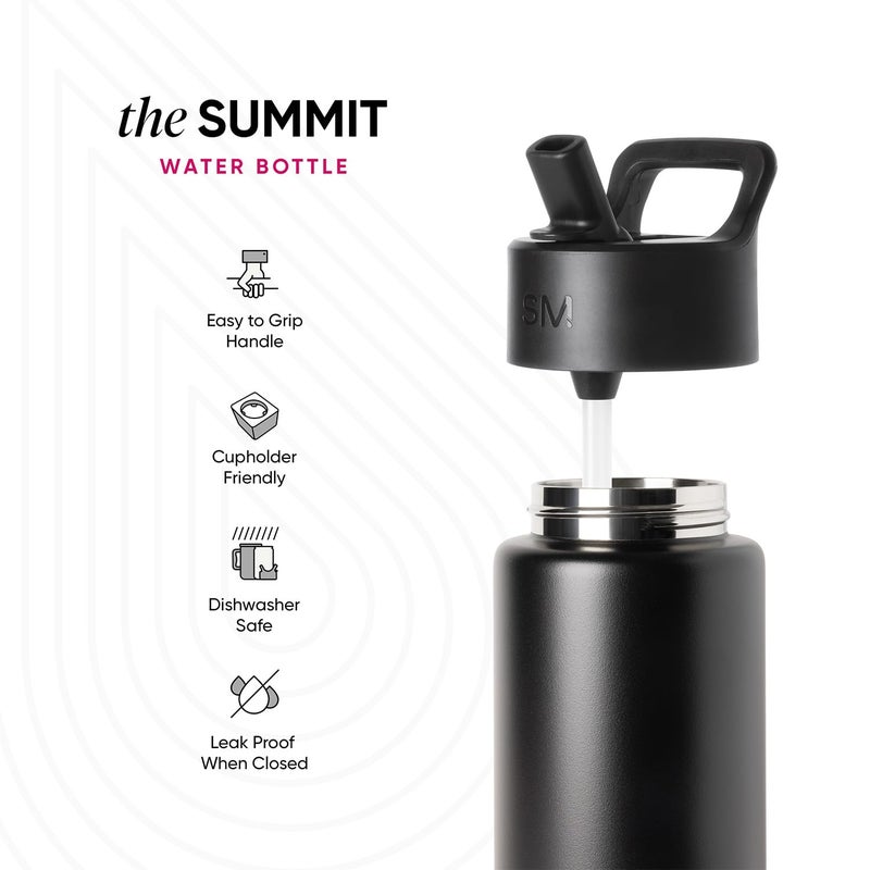 Simple Modern زجاجة ماء بسيطة عصرية للأطفال مع غطاء قشة | ديزني توي ستوري 14oz كوب من الفولاذ المقاوم للصدأ مع عازل للأطفال، للبنين والبنات، للمدرسة | مغامرات باز وودي - Image 3