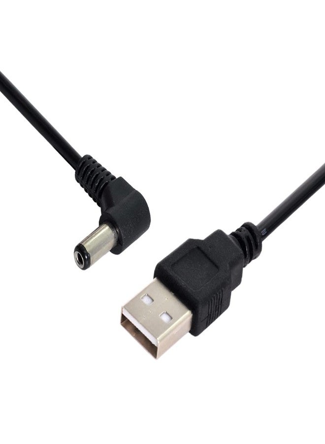 CY Cable USB2.0 A Type Male to Right Angled 5.5 x 1.5mm DC 5V Power Plug Barrel Connector 90 Degree Charge Cable - Image 4